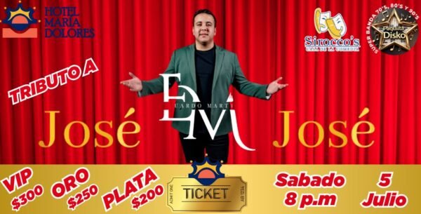 Ticket: Tributo a José José July 5, 2025